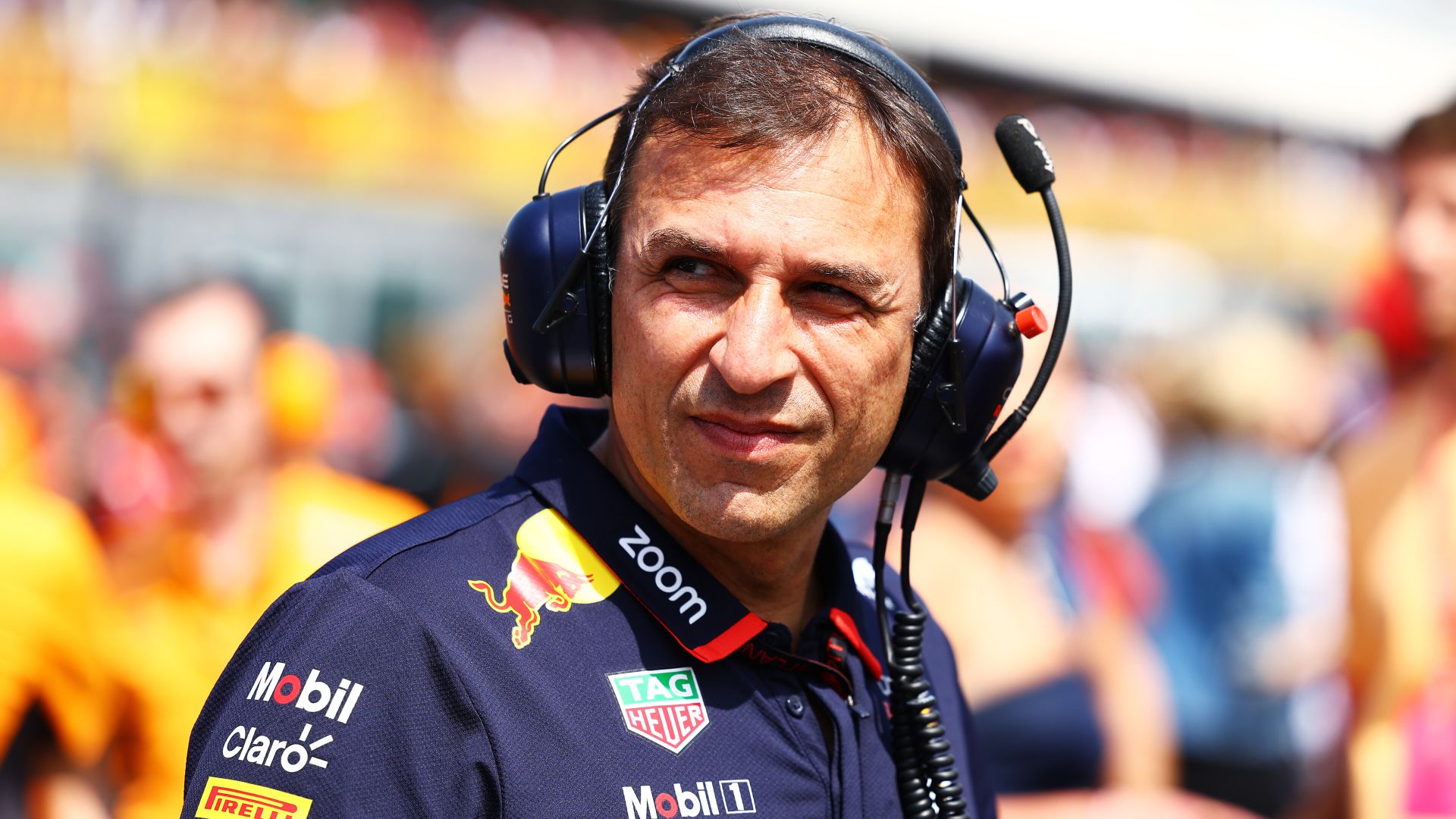IMOLA, ITALY - MAY 19: Pierre Wache, Chief Engineer of Performance Engineering at Oracle Red Bull Racing looks on from the grid prior to the F1 Grand Prix of Emilia-Romagna at Autodromo Enzo e Dino Ferrari Circuit on May 19, 2024 in Imola, Italy. (Photo by Mark Thompson/Getty Images) // Getty Images / Red Bull Content Pool // SI202405190299 // Usage for editorial use only //