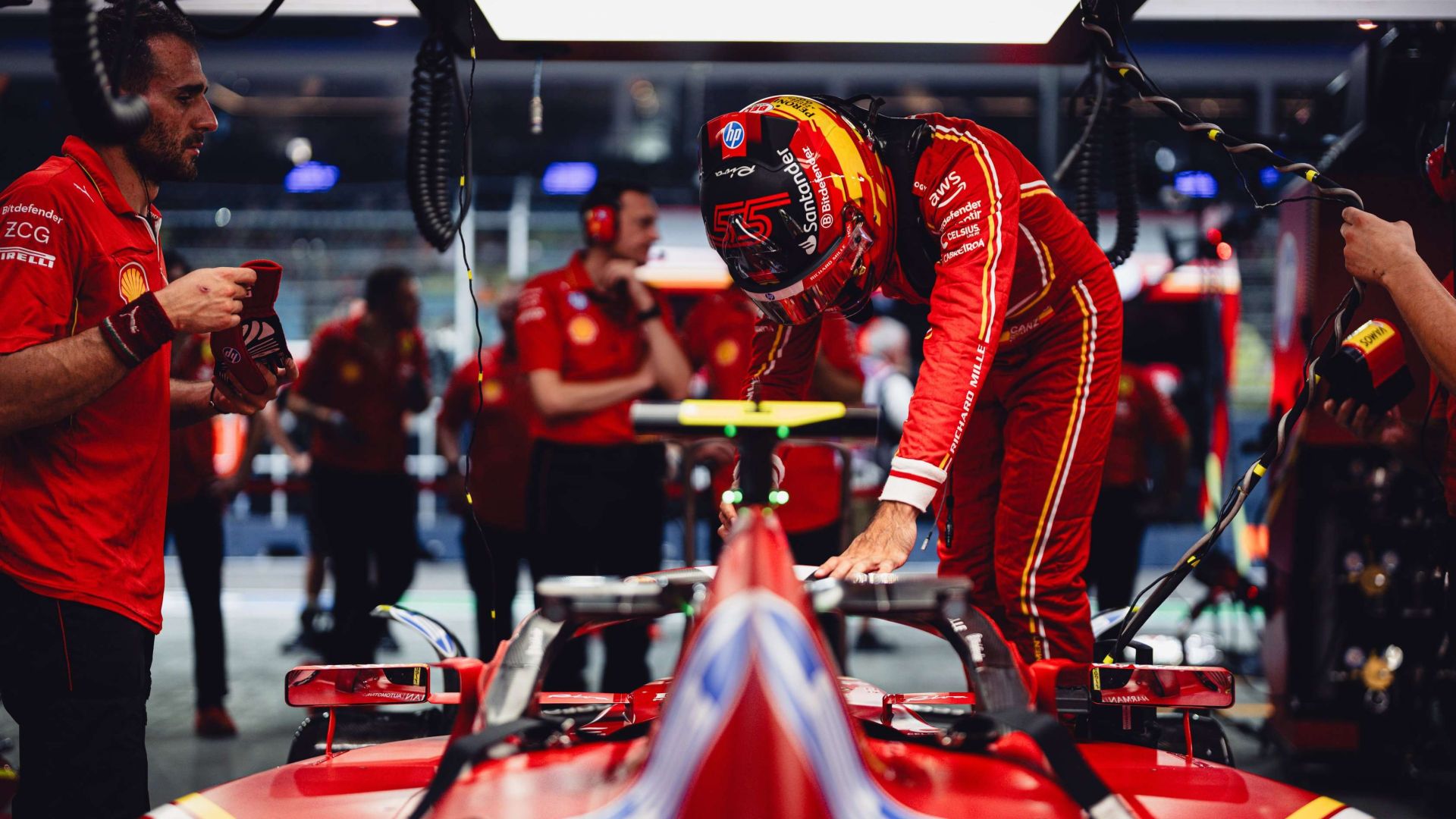 2024 Singapore Grand Prix - Carlos Sainz (Image courtesy Ferrari)