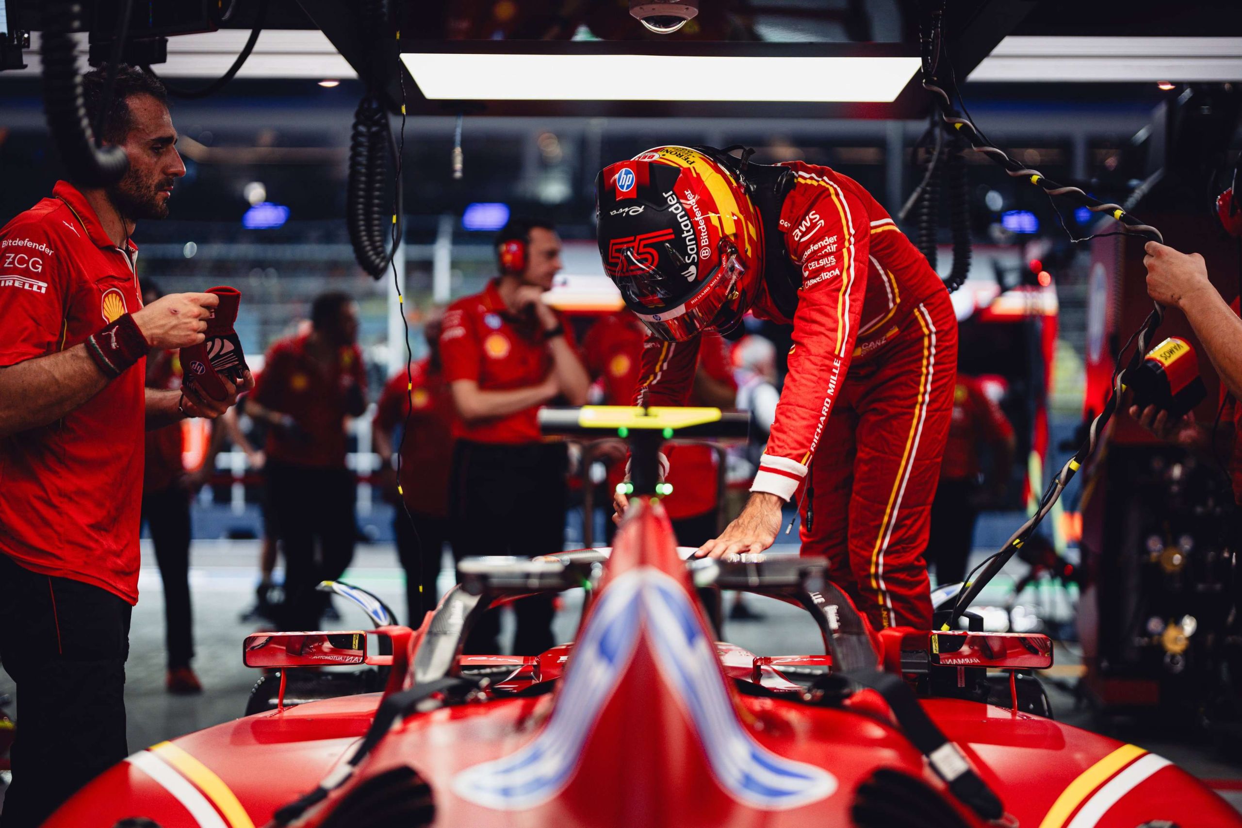 2024 Singapore Grand Prix - Carlos Sainz (Image courtesy Ferrari)