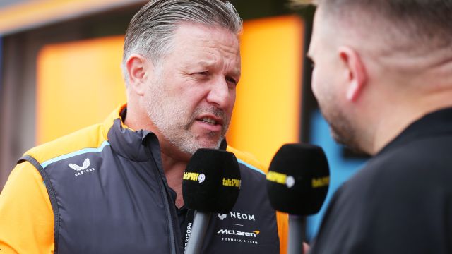 Zak Brown, Ceo, Mclaren Racing, Is Interviewed