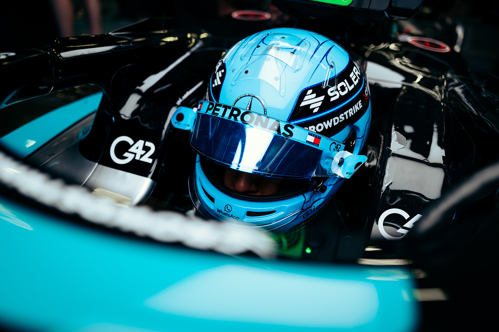 2024 Mexican Grand Prix, Friday - George Russell (image courtesy Mercedes)