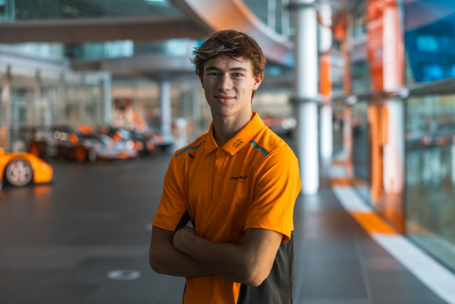 Brando Badoer joins McLaren Driver Development programme after team exercises option on the Italian driver