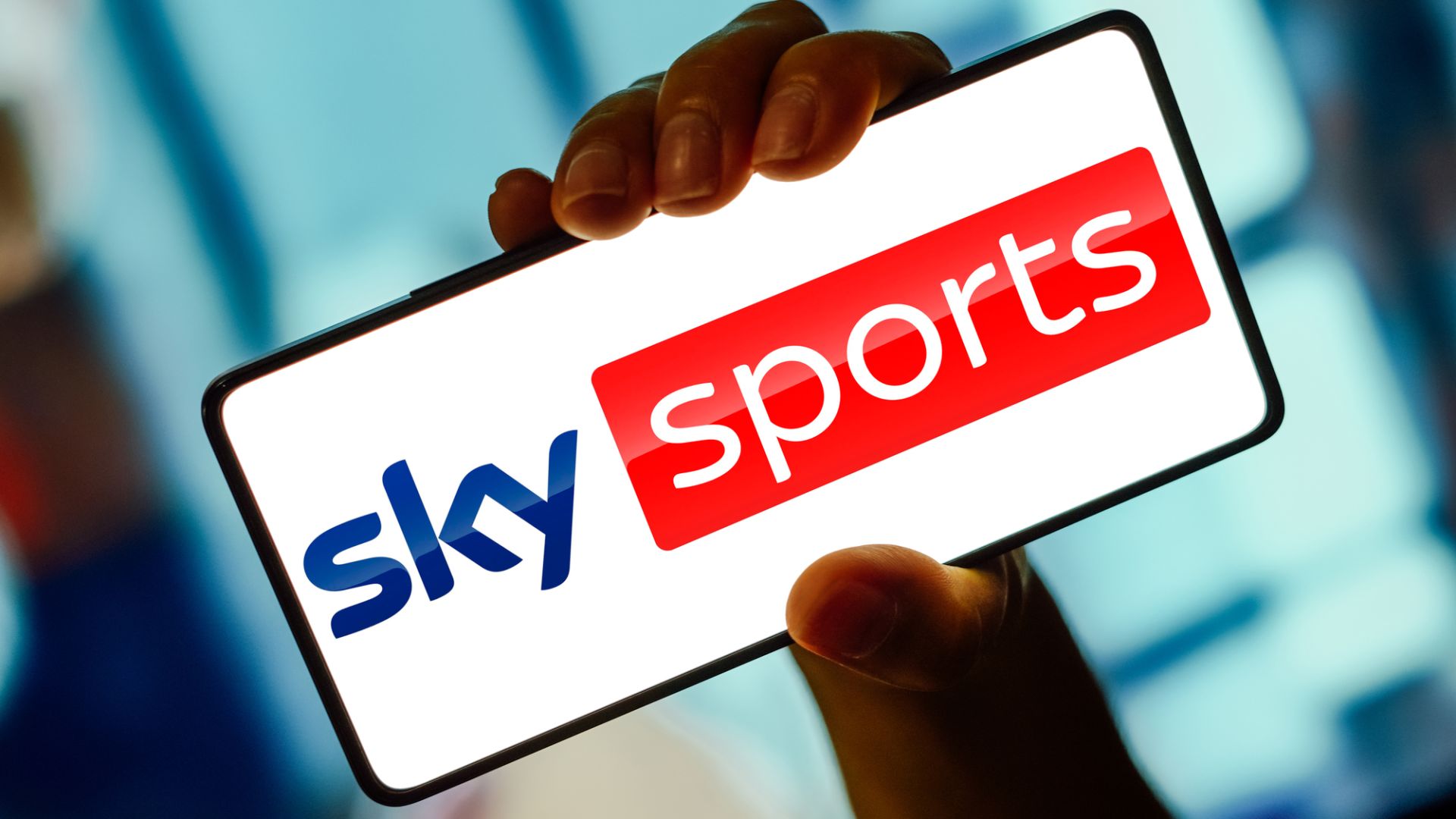 December 9, 2023, Brazil. In This Photo Illustration, The Sky Sports Logo Is Displayed On A Smartphone Screen.