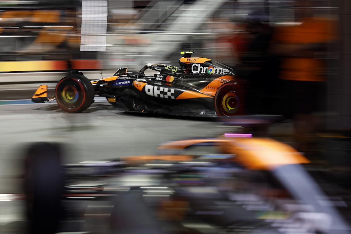 Lando Norris, Mclaren Mcl38, In The Pit Lane