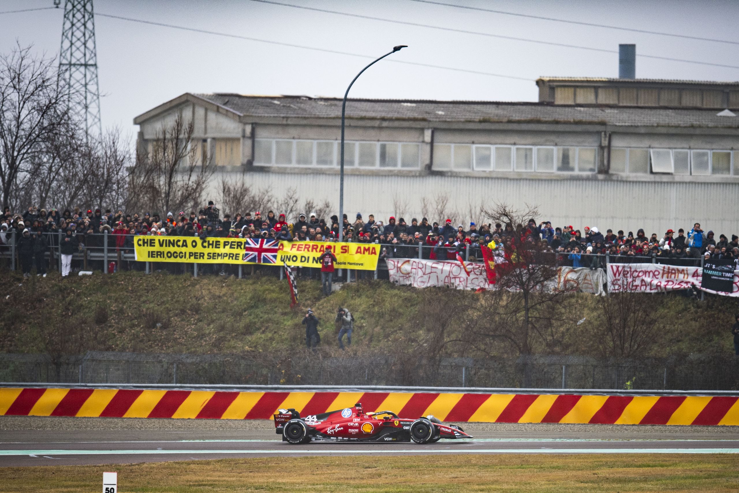 F1 Lewis Hamilton Tests Fiorano 01/2025