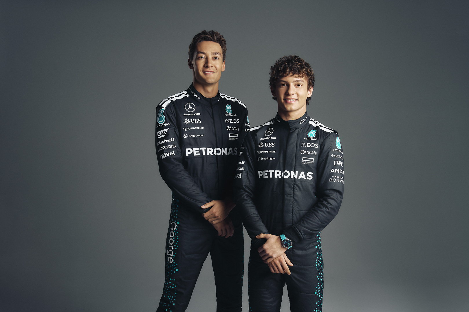 2025 George Russell And Kimi Antonelli – Overalls