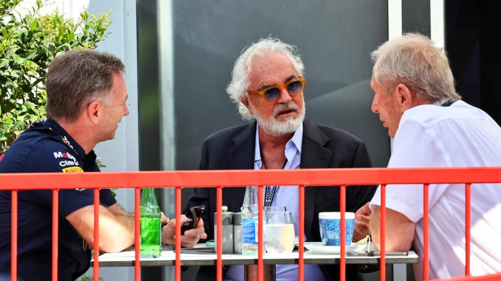 Flavio Briatore Helmut Marko 1024x576