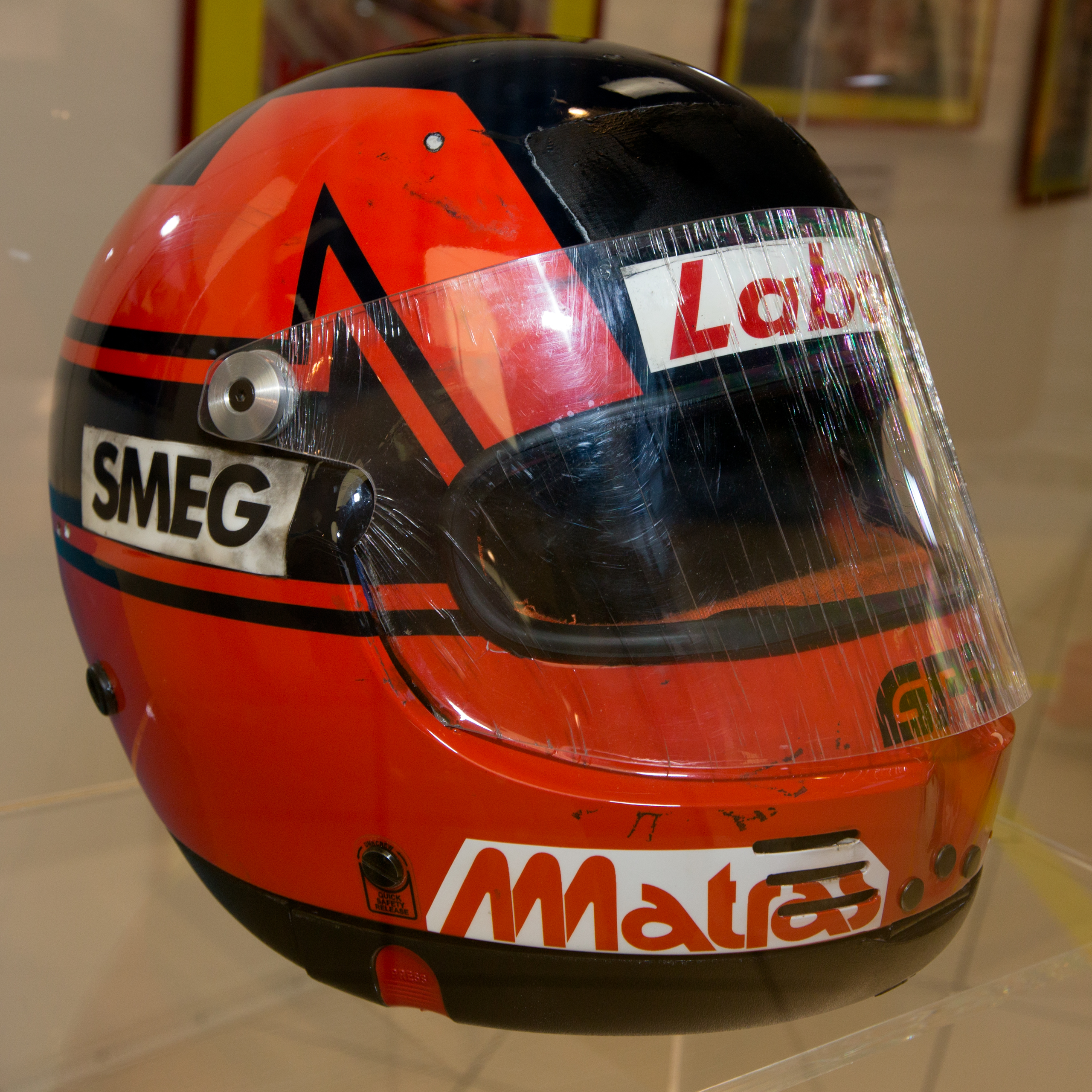 Gilles Villeneuve Helmet Museo Ferrari