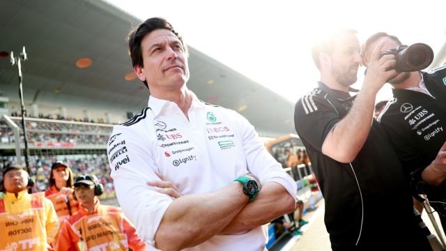 2025 Chinese Grand Prix, Saturday - Toto Wolff (image courtesy Mercedes)