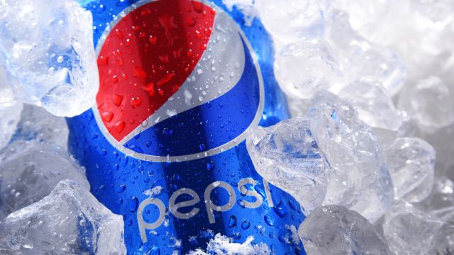 Can Of Pepsi In Crushed Ice