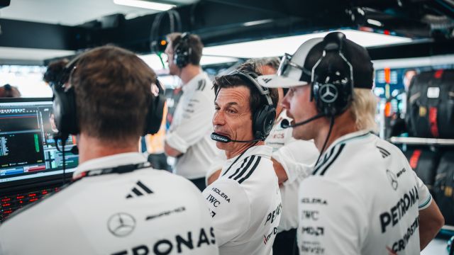 2025 Spanish Grand Prix, Sunday - Toto Wolff (image courtesy Mercedes)
