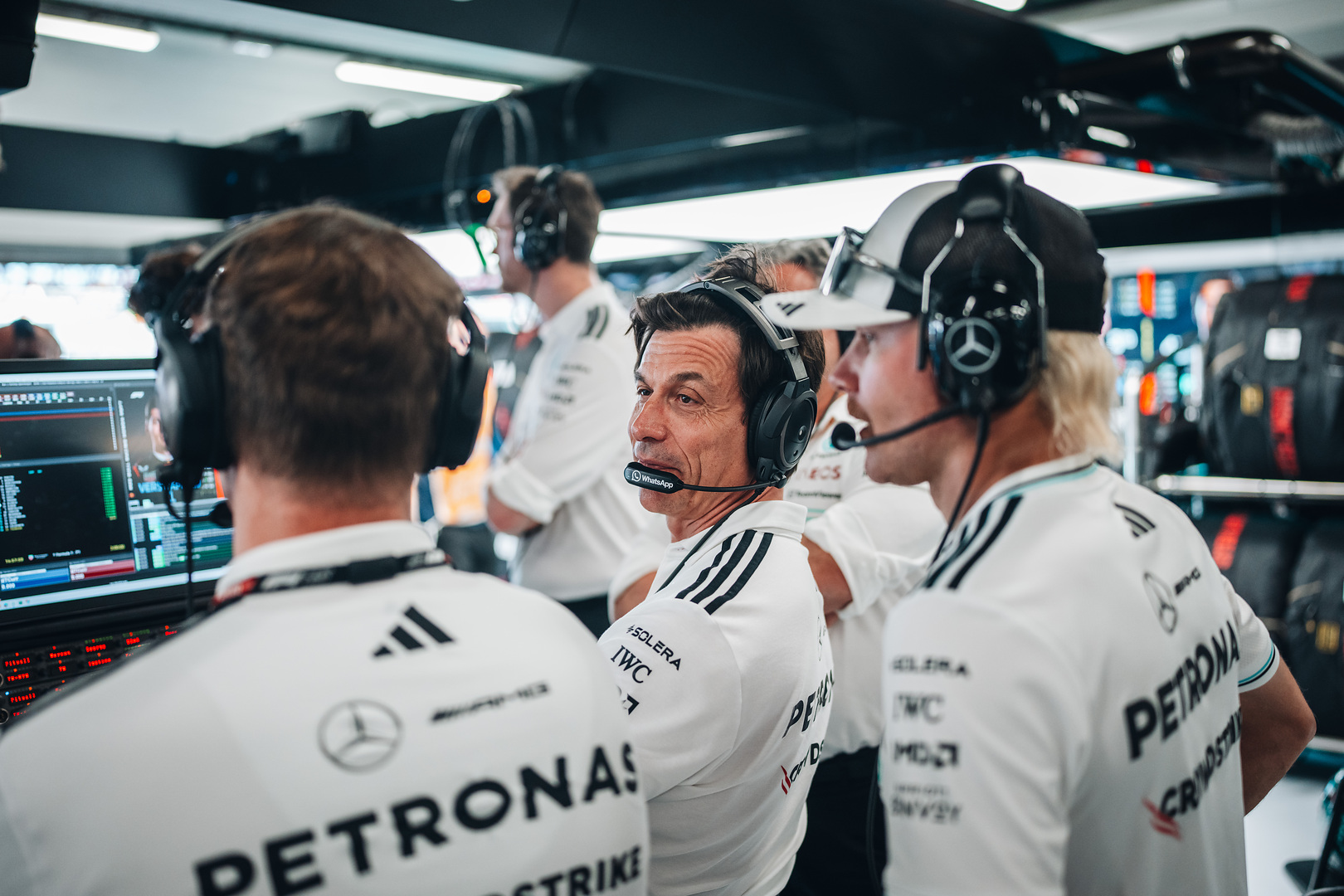 2025 Spanish Grand Prix, Sunday - Toto Wolff (image courtesy Mercedes)