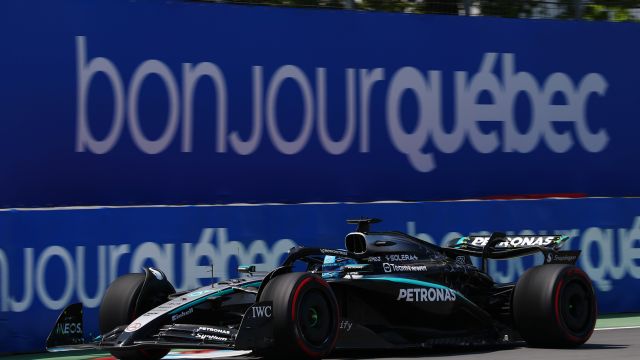 2025 Canadian Grand Prix, George Russell (image courtesy Mercedes) 2025 Canadian Grand Prix, George Russell (image courtesy Mercedes)