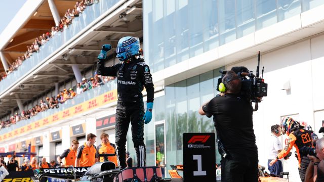 2025 Canadian Grand Prix, Saturday - George Russell (image courtesy Mercedes)