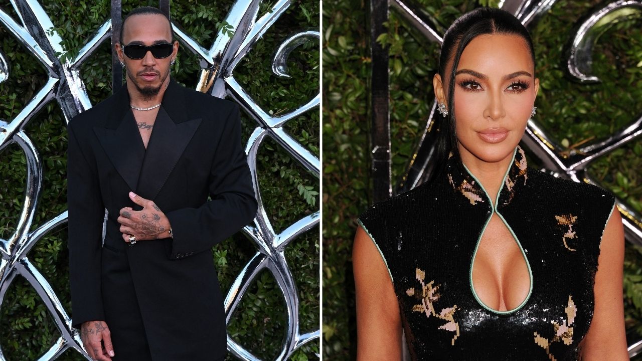 Lewis Hamilton's Relationship With Kim Kardashian's Kids